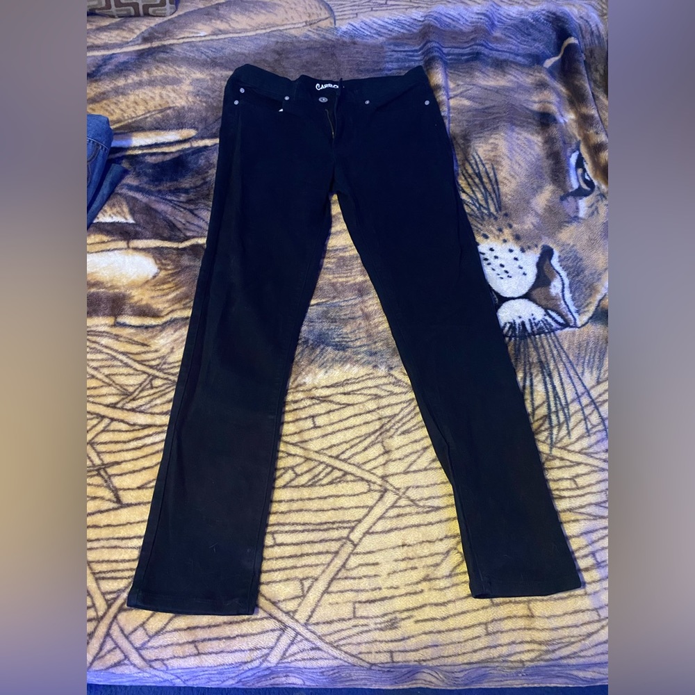Black skinny jeans